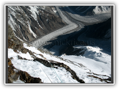 Looking Down from Camp III