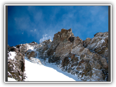 Looking up from Camp I