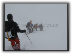 Descending in whiteout conditions