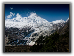 Manaslu viewed from Sama Gaon