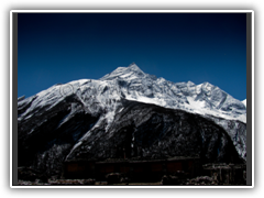 Mountain viewed from Shyala