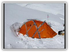 Nick's tent in Camp II