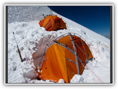 Nick's tent in Camp III