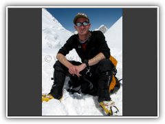 Nick taking a break enroute to Camp II