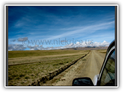 The jeep ride to Chinese Base Camp