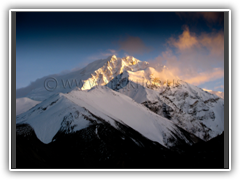 Sunset on Shishapangma