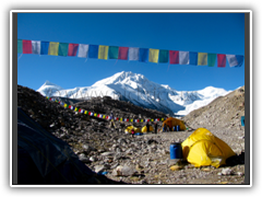 Shishapangma viewed from ABC