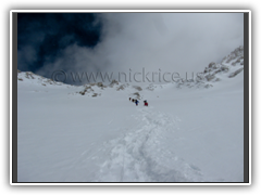 Climbers enroute to Camp III