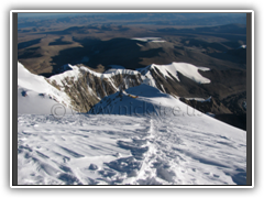 Camp III on the shoulder on summit day