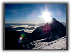 Looking toward Nepal on summit day