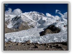 Shishapangma viewed from the deposit